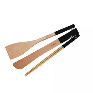 Trio d’ustensiles en bois