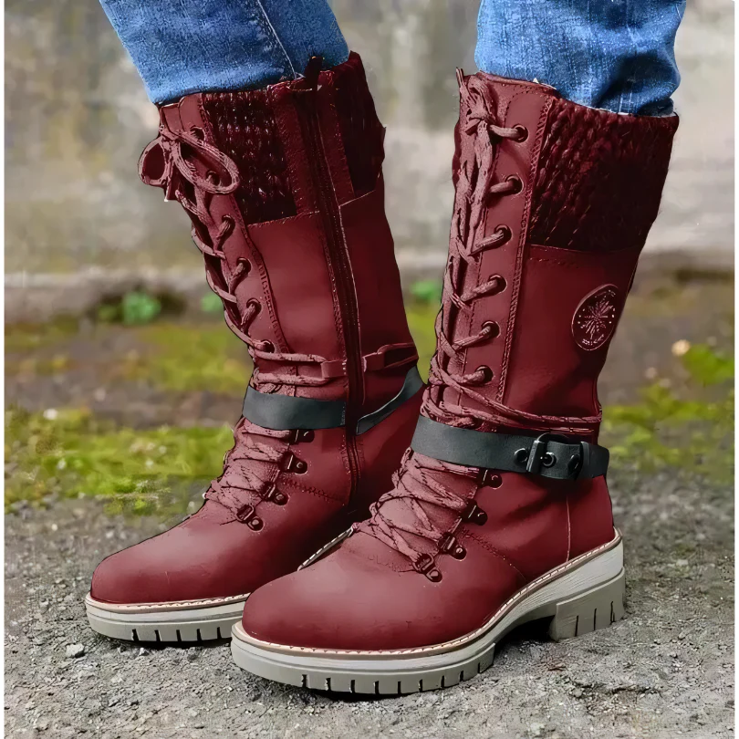 Philou - Bottes élégantes pour hommes avec lacets hauts pour femmes – Image 8