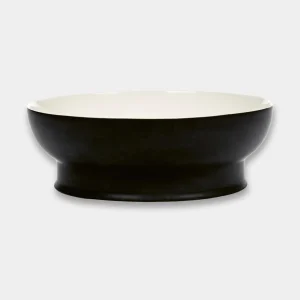 Ann Demeulemeester - Serax Bol "Ra" en porcelaine noire et blanche (Ø 28 cm)