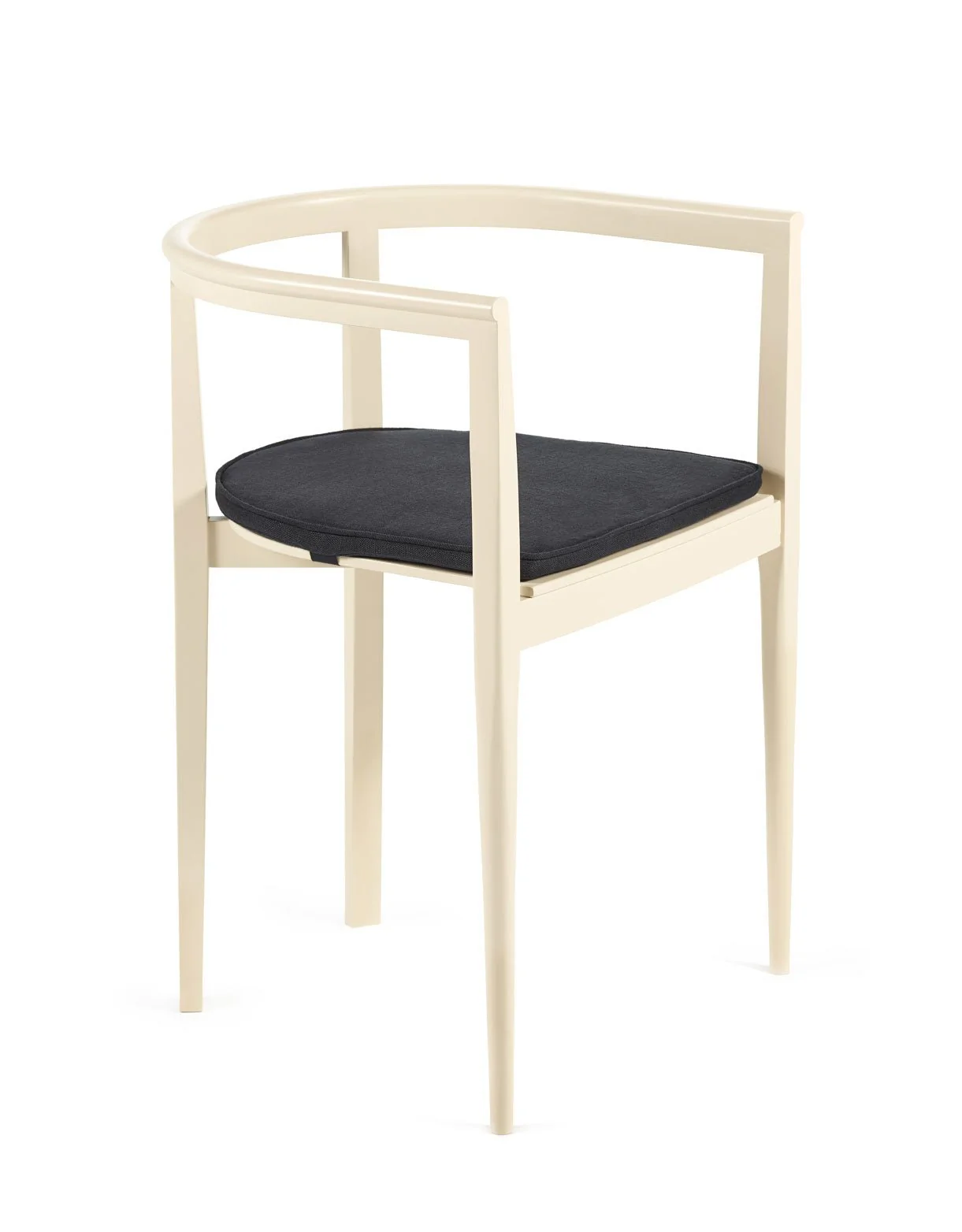 Ann Demeulemeester - Serax Coussin "ÉLÉ" en lin noir