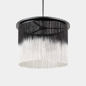 Ann Demeulemeester - Serax Lampe circulaire avec des fils peints à la main