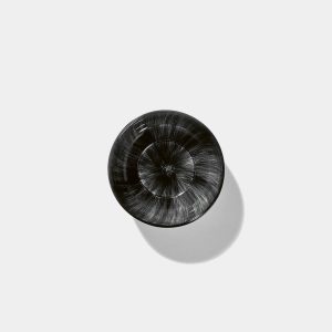 Ann Demeulemeester - Serax Set de 2 Assiettes creuses noires "Dé"