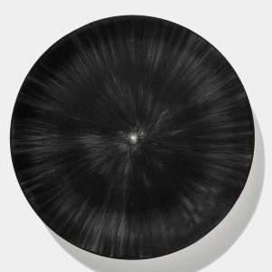 Ann Demeulemeester - Serax Set de 2 Assiettes noires "Dé" Var 6