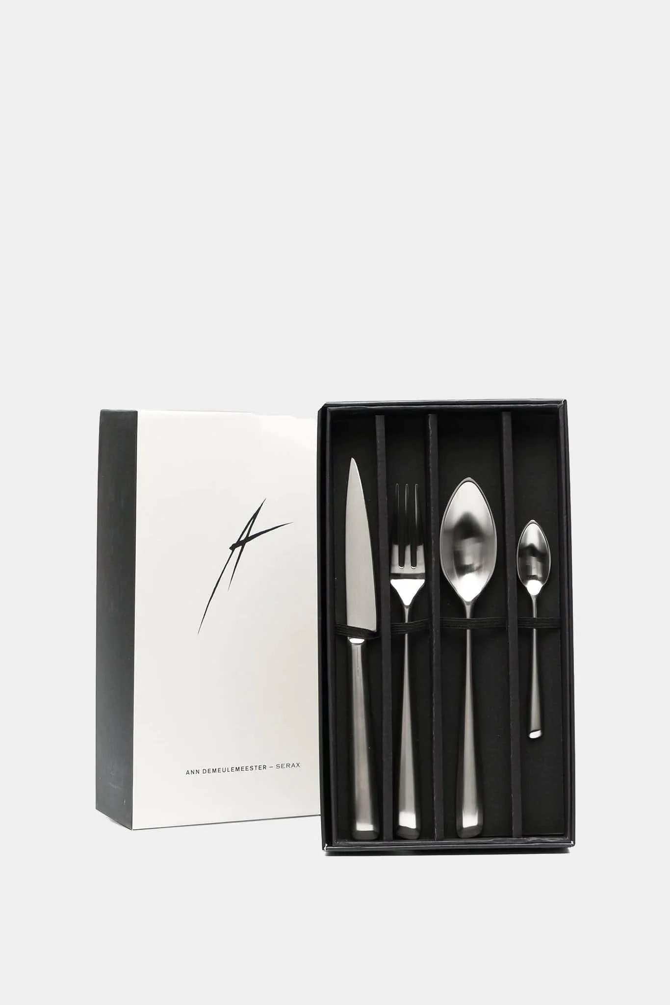 Ann Demeulemeester - Serax Set de 24 couverts en acier inoxydable argenté