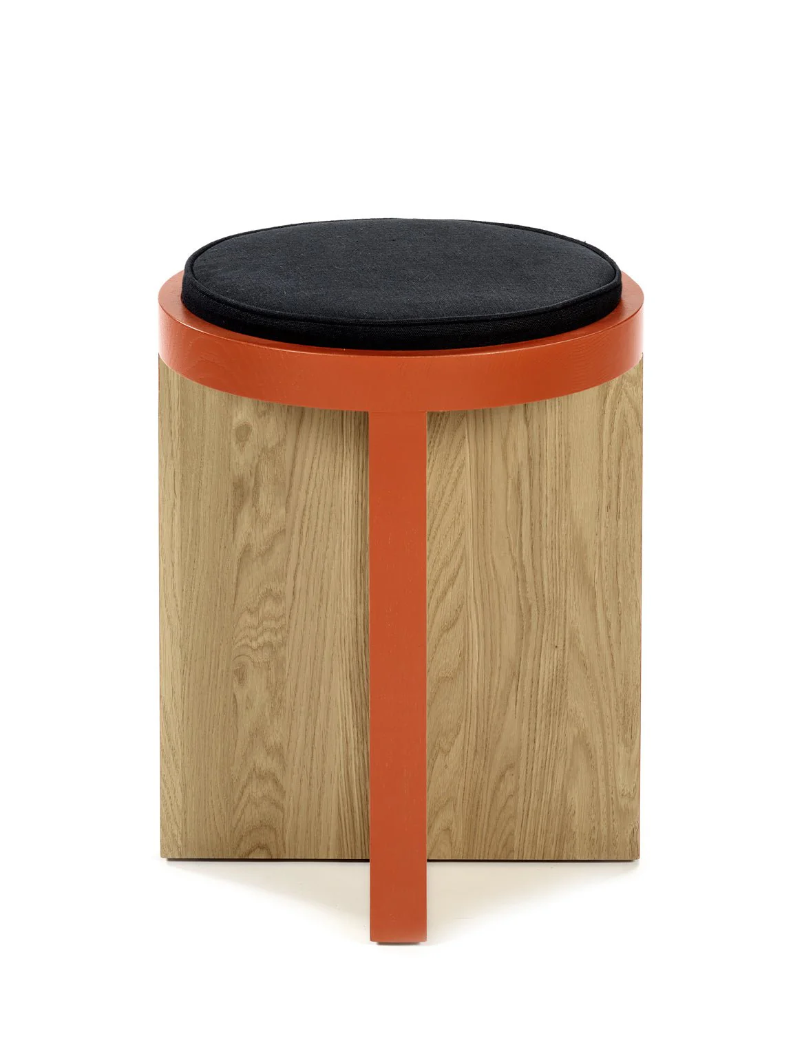 Ann Demeulemeester - Serax Tabouret "TABU" en bois de chêne (Ø 40 cm) – Image 4