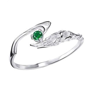 Bague Dragon Aile d’Oiseau (Argent)