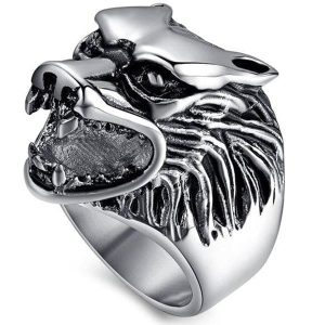 Bague Dragon Animal (Acier)