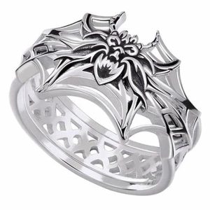 Bague Dragon Arachnide (Argent)