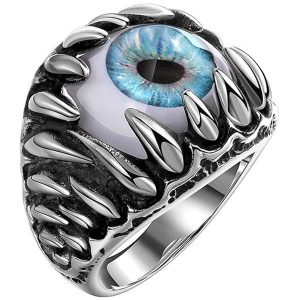 Bague Dragon Iris Bleu