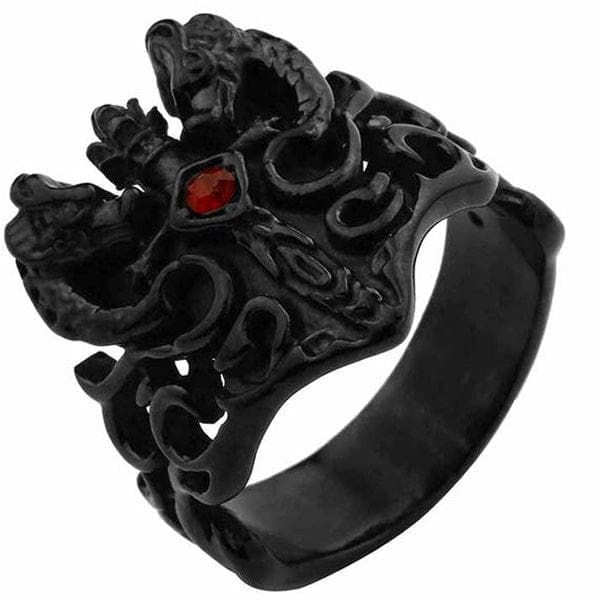 Bague Dragon Épée (Acier) – Image 4