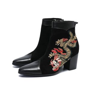 Bottines Dragon  en Daim