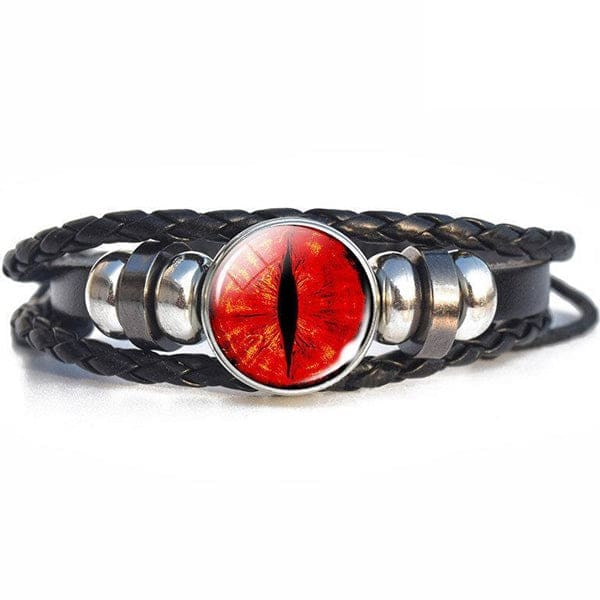 Bracelet Dragon Oeil de Dragon (Cuir) – Image 4