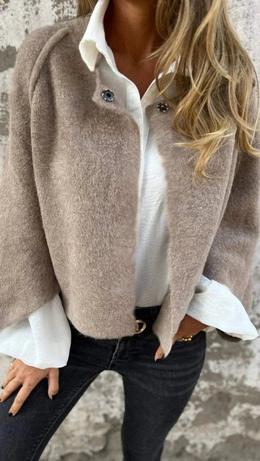 Manteau Chic en Mélange de Laine Ajusté – Image 2