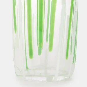 Carlo Moretti Verre "Bora" rayé vert