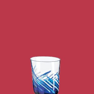 Carlo Moretti Verre en cristal de Murano "Bora" (Hauteur: 10.5 cm)