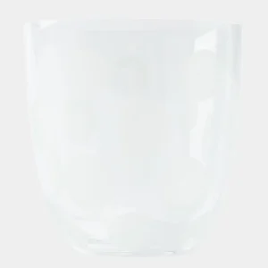 Carlo Moretti Verre en cristal transparent et blanc "Diversi"