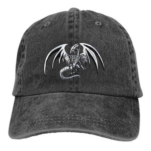 Casquette Dragon Blanc Aux Yeux Bleus