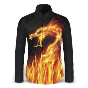 Chemise Dragon Flamme