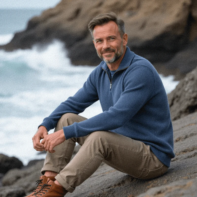 Finn - Pull Zippé Confortable – Image 6