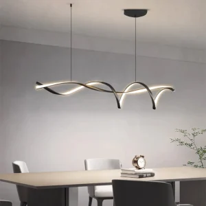 Lustres LED modernes noirs pour une touche de luxe