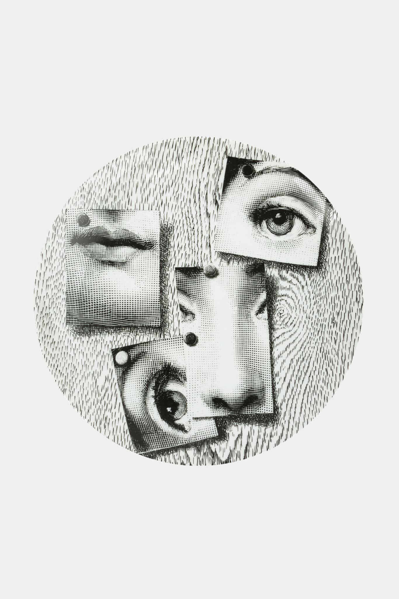 Fornasetti Assiette murale Tema e Variazioni PTVX163