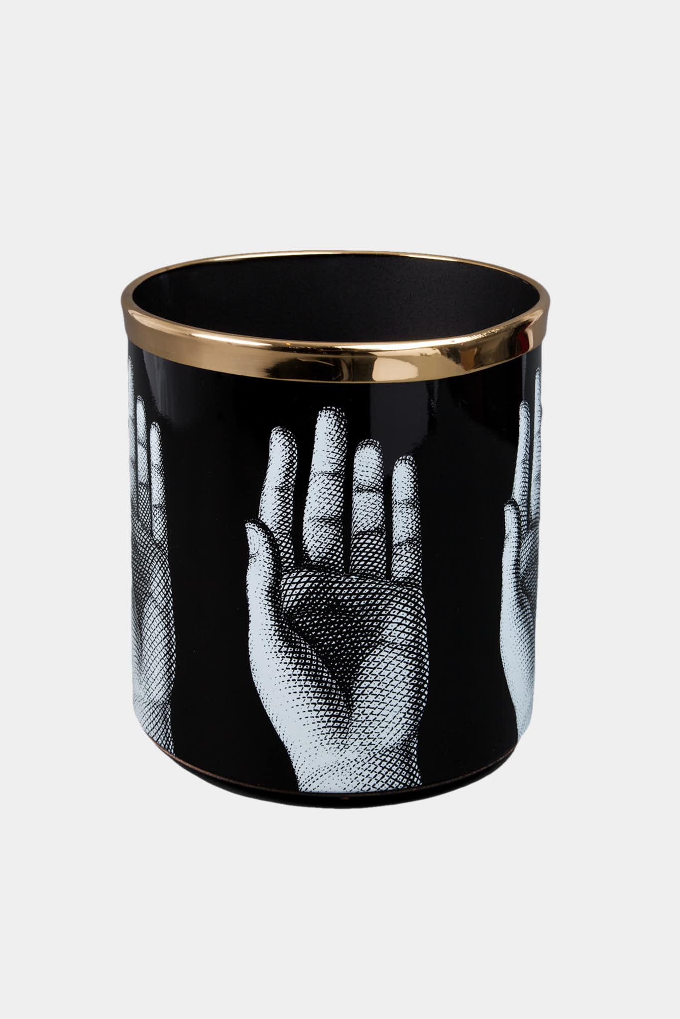 Fornasetti Corbeille à papier Mani - noir – Image 2