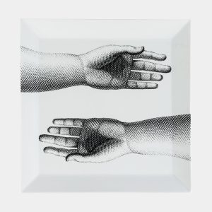 Fornasetti Plateau carré Mani