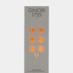 Ginori 1735 Set de 6 bougies recharge "Black Stone" (6x40g)