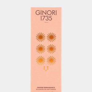 Ginori 1735 Set de 6 bougies recharge "Orange Renaissance" (6x40g)