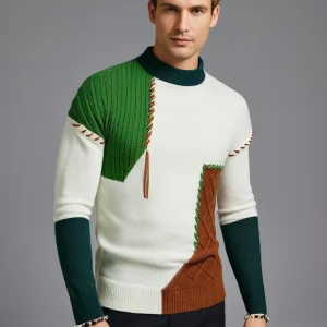 Ian - Pull Élégant À Blocs