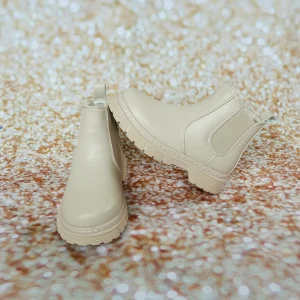 Bottines beige