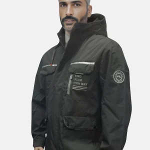 Veste technique imperméable et durable pour hommes