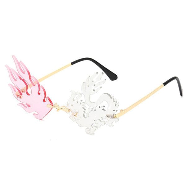 Lunette Dragon Blanc Et Rose – Image 2
