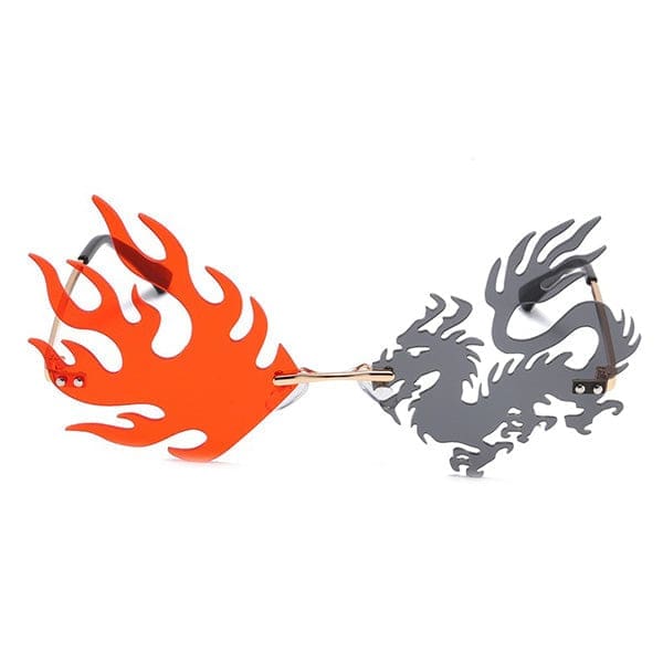 Lunette Dragon Rouge Et Noir – Image 5