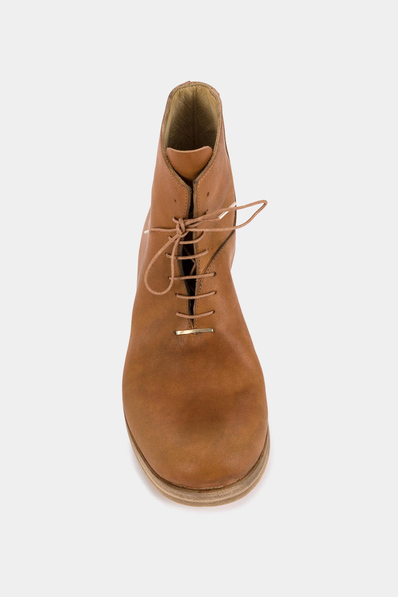 M.A+ Bottines en cuir marron – Image 5