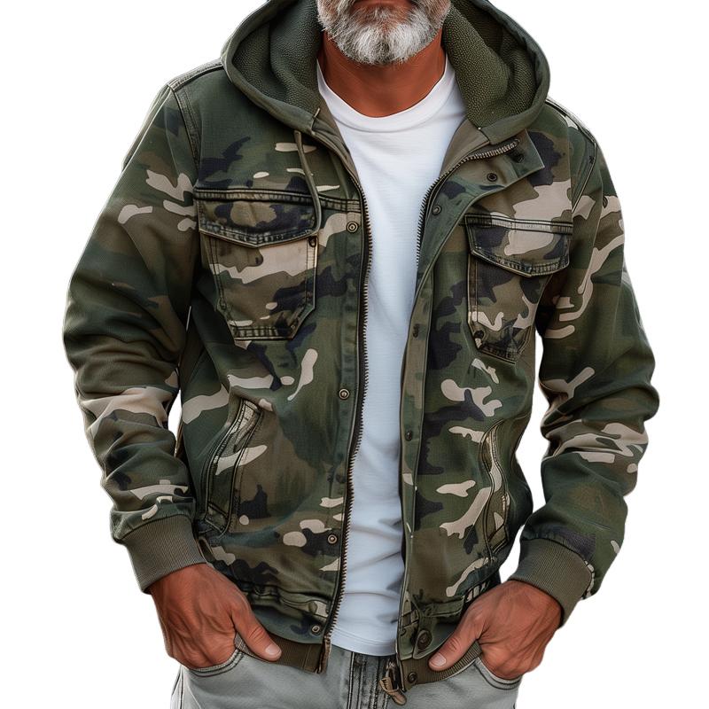 Fabian - Veste Cargo Camouflage Élégante – Image 2
