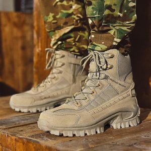 Femke | Bottes d'hiver élégantes d'inspiration militaire