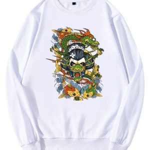 Sweat Dragon Carpe Koï Imprimé