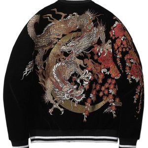 Veste Dragon Broderie Japonaise