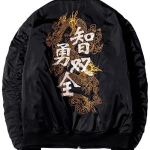 Veste Dragon Kanji