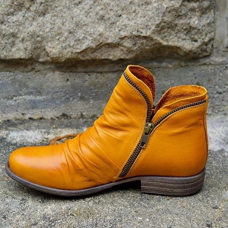 Bottes élégantes à fermeture éclair pour femmes, de style classique – Image 5