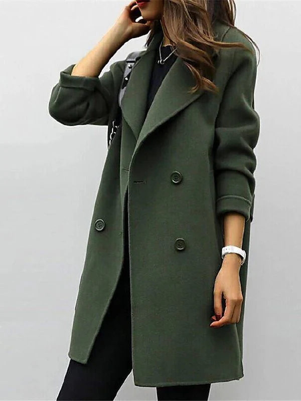 Adley Elegant Double-Breasted Overcoat (Manteau élégant à double boutonnage) – Image 3