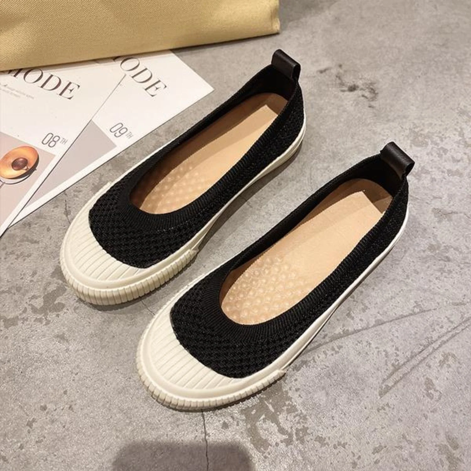 Roxy | Espadrilles élégantes en toile avec nez rond – Image 6